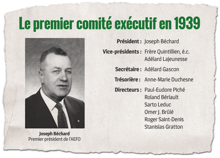 premier comite executif aefo 1939